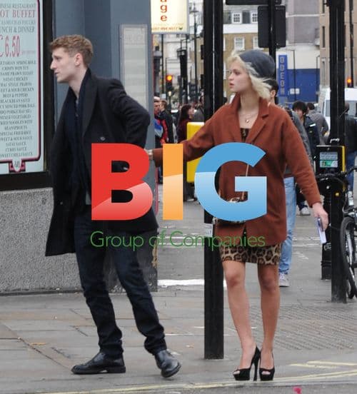 Pixie Geldof and Boyfriend George Barnett in London