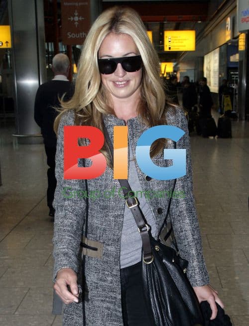 Kat Deeley Arrives at Heathrow