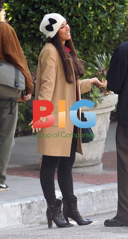 Leona Lewis Arrives at Sunset Marquis Hotel