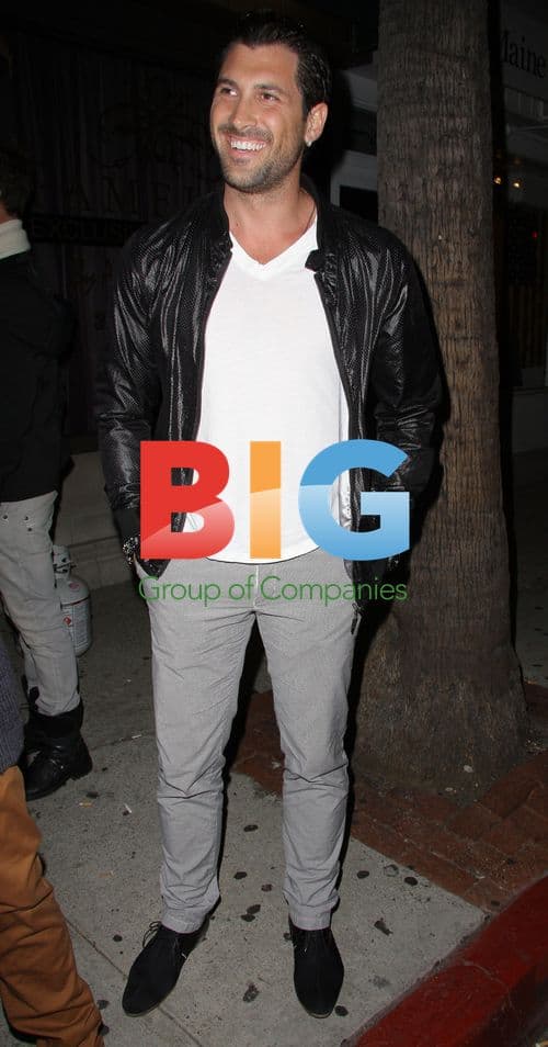 Maksim Chmerkovskiy and Lance Bass in LA