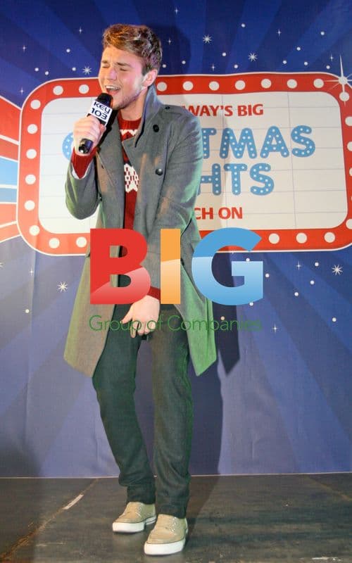 Lloyd Daniels at Christmas Lights Switch On