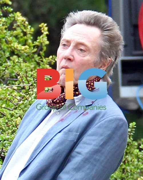 Christopher Walken and Colin Farrell on film set