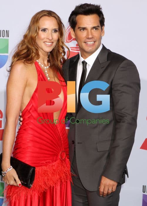 Cristian de la Fuente and Angelica Castro at Latin Grammys