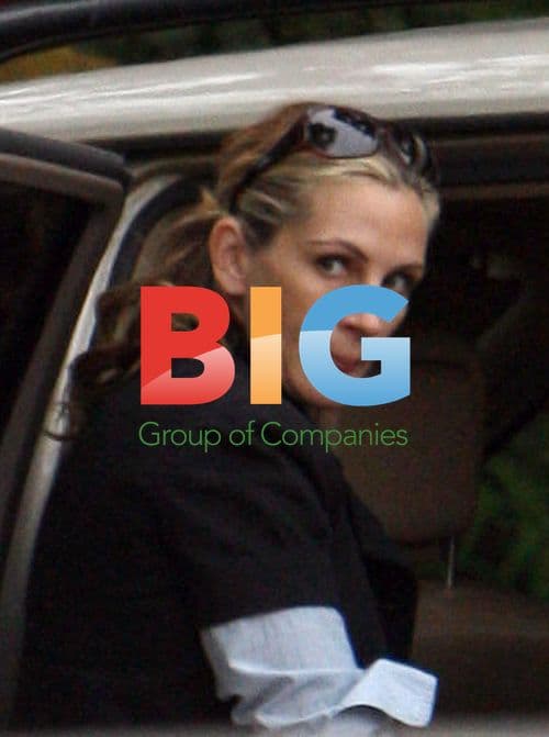 Julia Roberts loads twins into mini-van