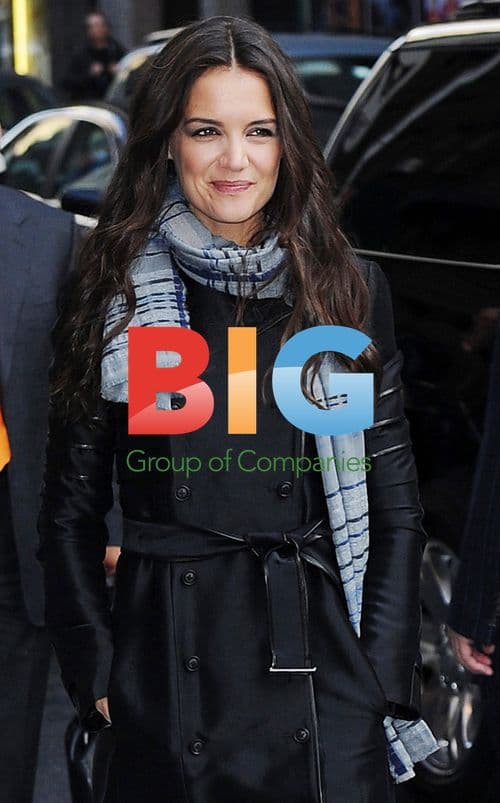 Katie Holmes at David Letterman Show