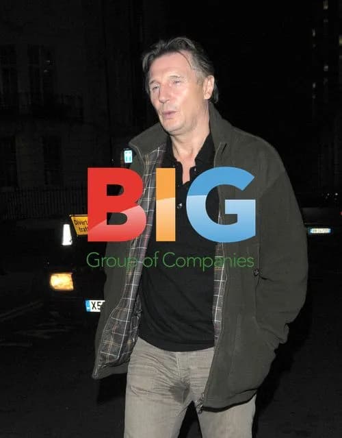 Liam Neeson Departs London Hotel