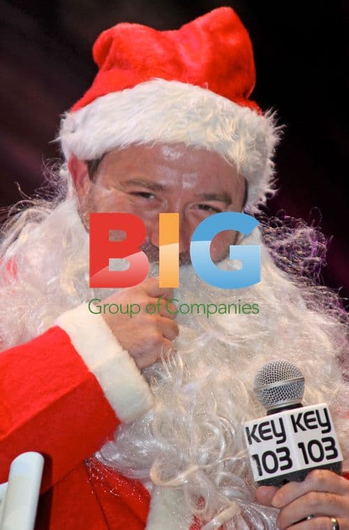 Graeme Hawley Dresses as Santa