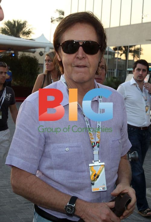 Paul McCartney at Abu Dhabi Formula One GP