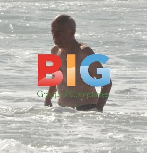 Rupert Murdoch Swims at Bondi Beach
