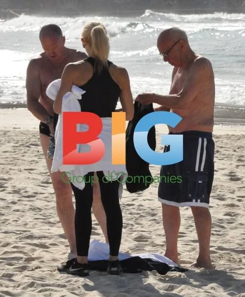 Rupert Murdoch swimming at Bondi Beach