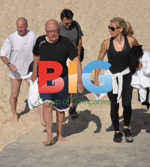 Rupert Murdoch Swimming at Bondi Beach