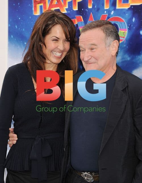 Susan Williams and Robin Williams at 'Happy Feet Two' Premiere