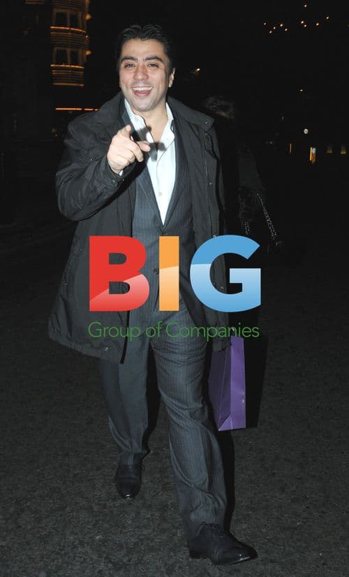 Carlos Tevez's Agent Kia Joorabchian Leaving Hotel