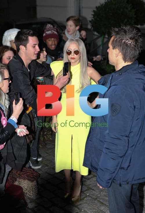 Lady Gaga Meets Fans in London
