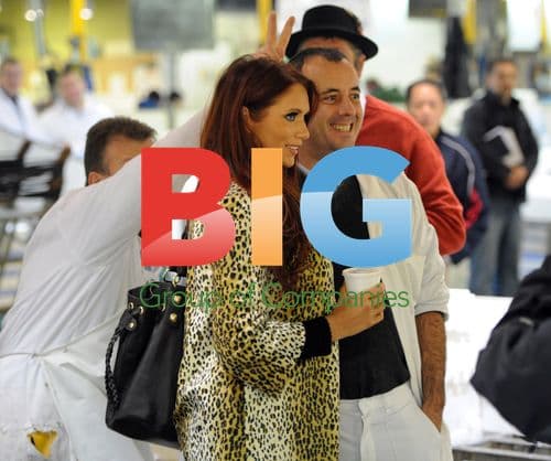 Amy Childs and Aldo Zilli fish market visit