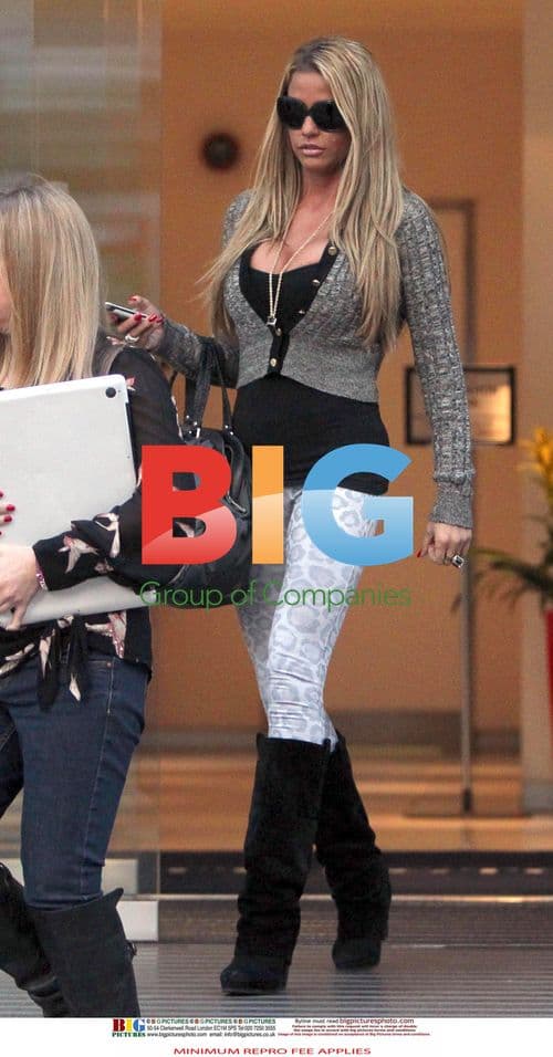 Katie Price and Peter Andre Leave Lawyer's Office