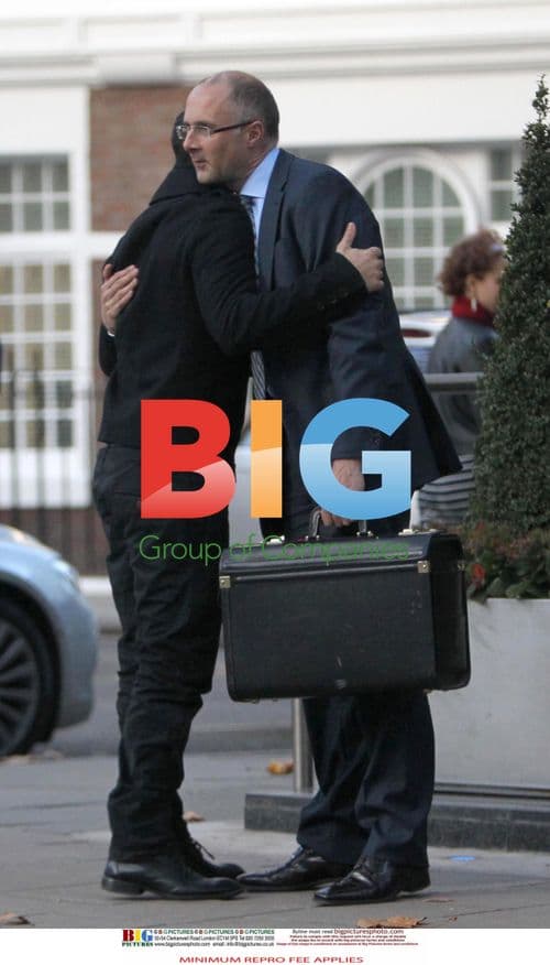 Katie Price & Peter Andre Leave Lawyer's Office