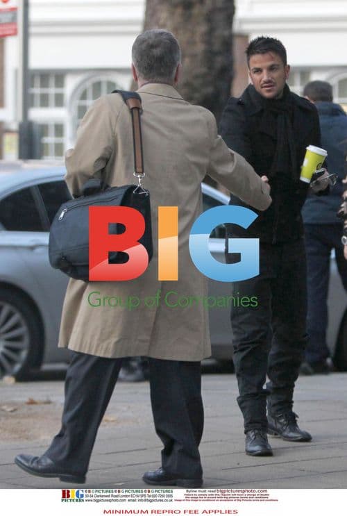 Katie Price and Peter Andre Leaving Law Office