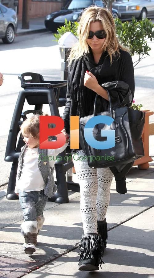 Ashley Tisdale out with family in LA