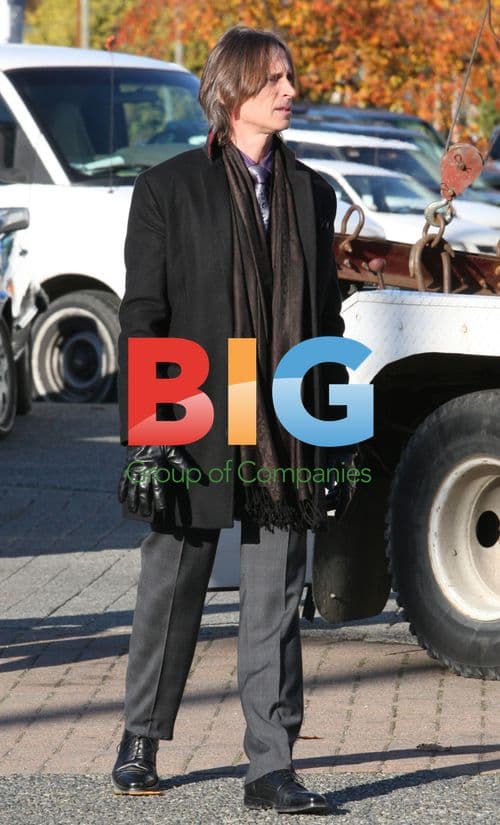 Actor Robert Carlyle on set of "Once Upon a Time"