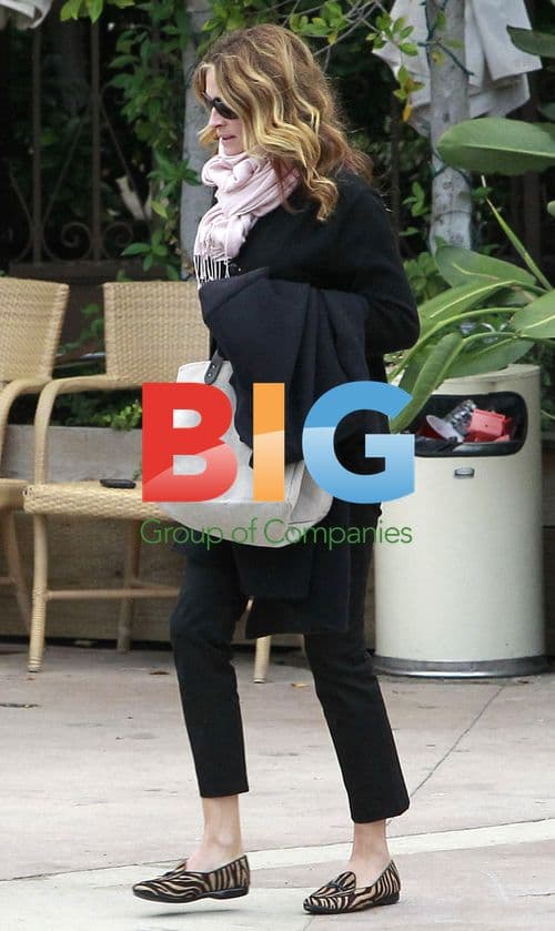 Julia Roberts Dining Out in Malibu