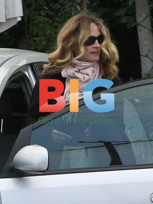 Julia Roberts Dining in Malibu