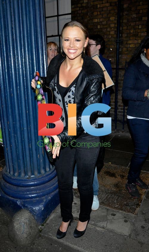 Kimberly Walsh Smiles Outside Theatre Royal