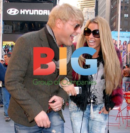 Katie Price and Gary Cockerill in Times Square