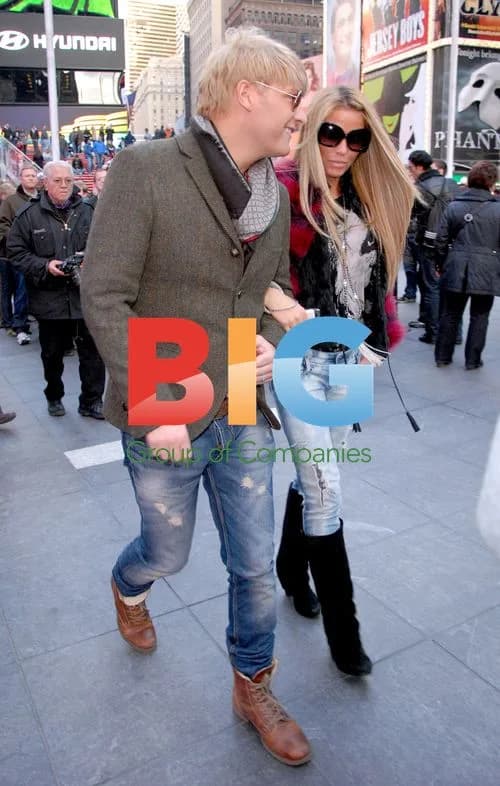 Katie Price and Gary Cockerill in Times Square