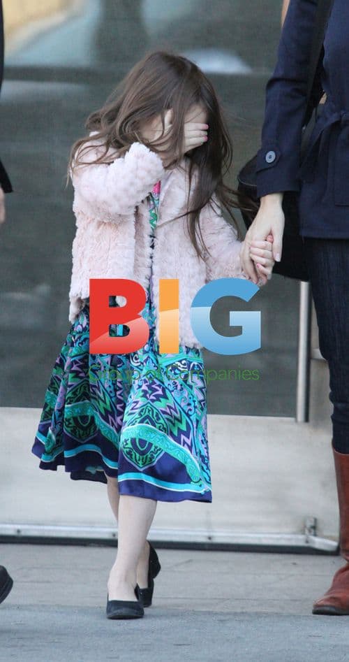Suri Cruise Leaving Chelsea Piers