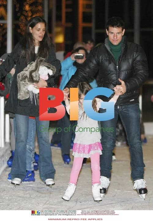 Tom Cruise and Katie Holmes with Daughter Suri