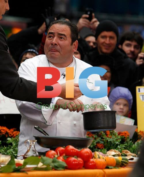 Emeril Lagasse Cooking in Times Square