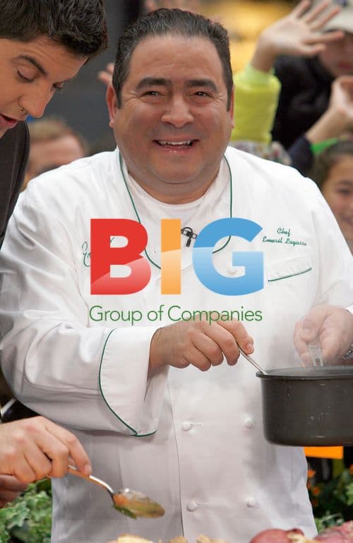 Emeril Lagasse Cooks in Times Square