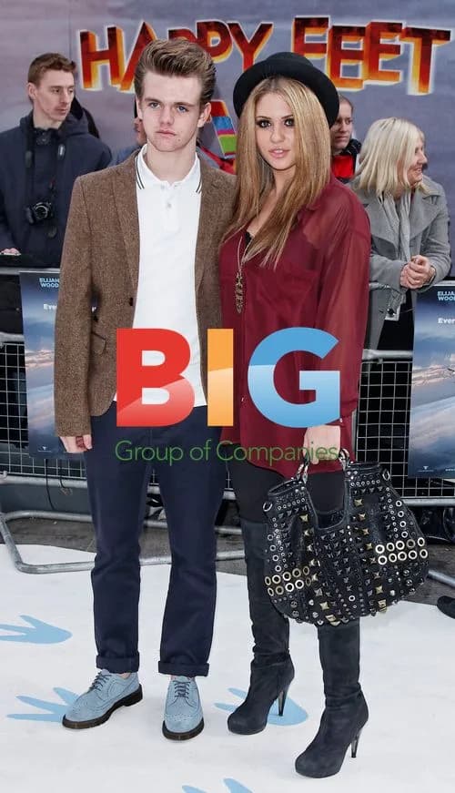 Bianca and Regan Paul Gascoigne at 'Happy Feet Two' Premiere