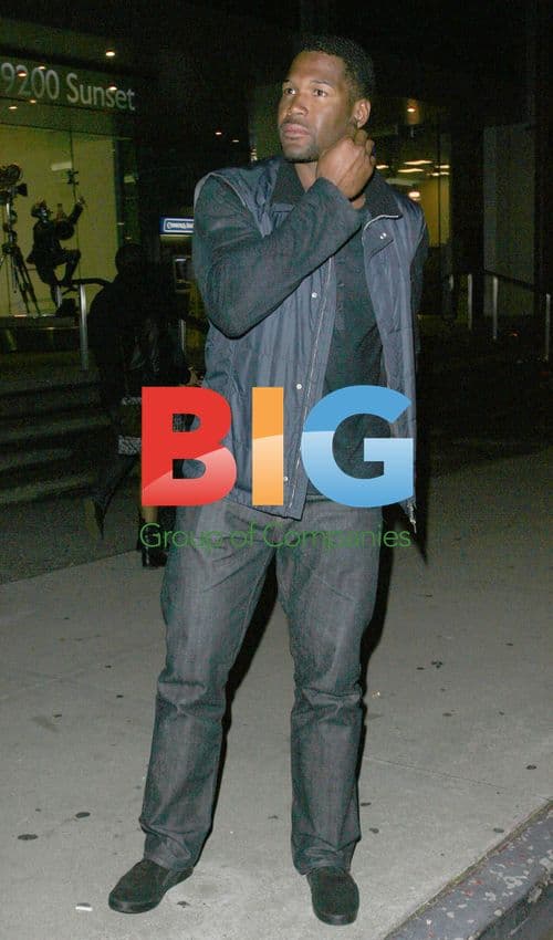 Michael Strahan and Nicole Murphy at Madeos