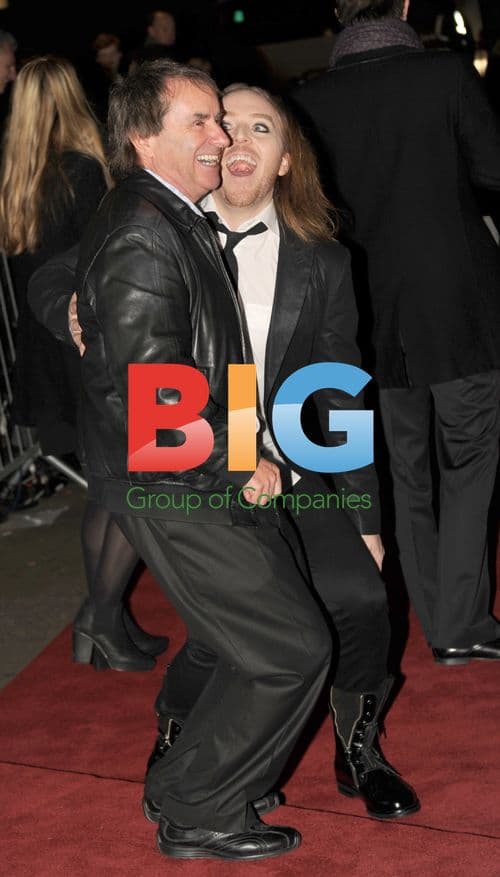 Chris de Burgh and Tim Minchin at Prince's Trust Rock Gala