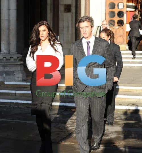 Imogen Thomas Attends High Court in London