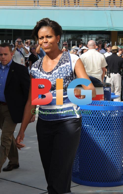 Michelle Obama at NASCAR Sprint Cup Race