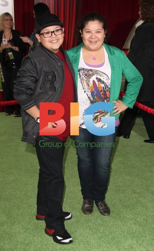 Rico and Raini Rodriguez at 'The Muppets' Premiere