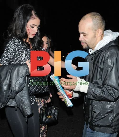 TOWIE's Chloe Sims gives change to beggar