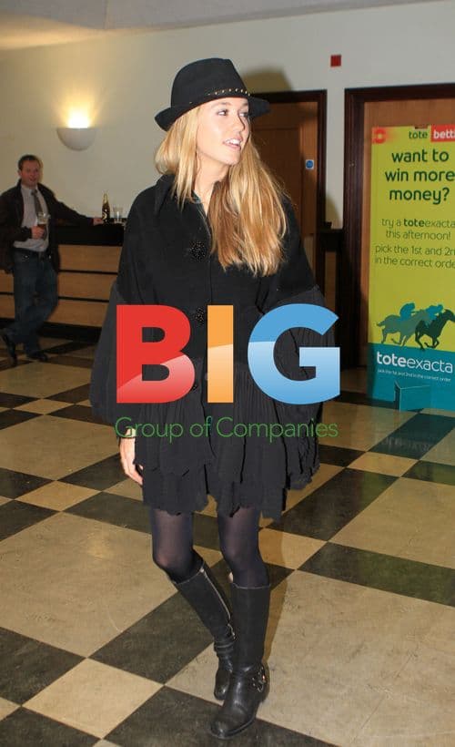 Florence Brudenell-Bruce at Hennessy Gold Cup Race