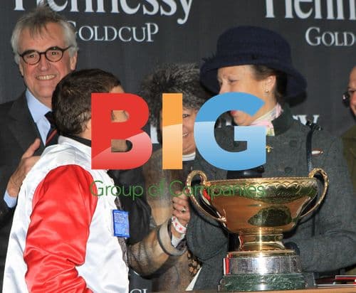 Jockey Celebrates Hennessy Cup Victory