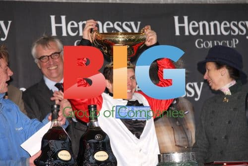 Jockey Celebrates Hennessy Cup Win