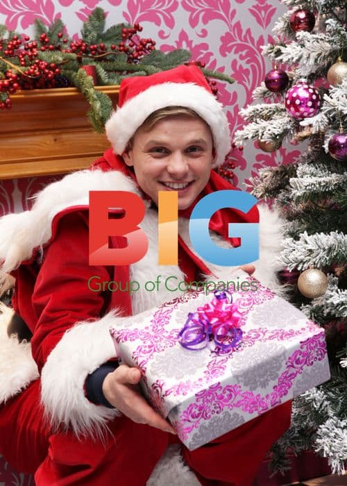 Jeff Brazier as Celebrity Santa for Argos