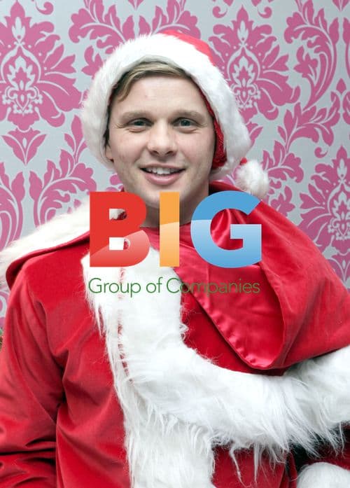 Jeff Brazier Dresses as Santa for Argos
