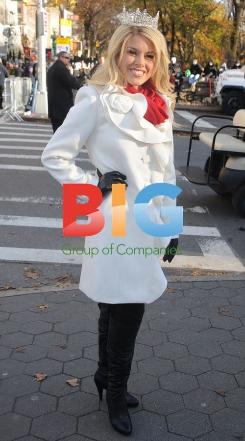 Miss America Teresa Scanlan at Macy's Parade