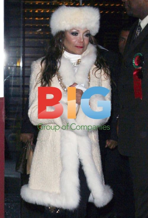 La Toya Jackson Leaving Boa Steakhouse