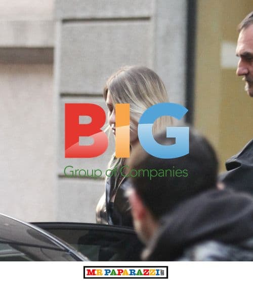 Barbara Berlusconi shopping in Milan