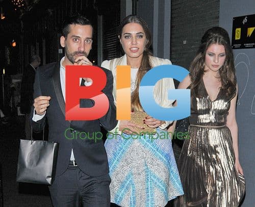 Amber Le Bon and Tali Lennox at Groucho's