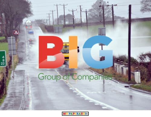 Drivers face floods in Ayreshire, Scotland